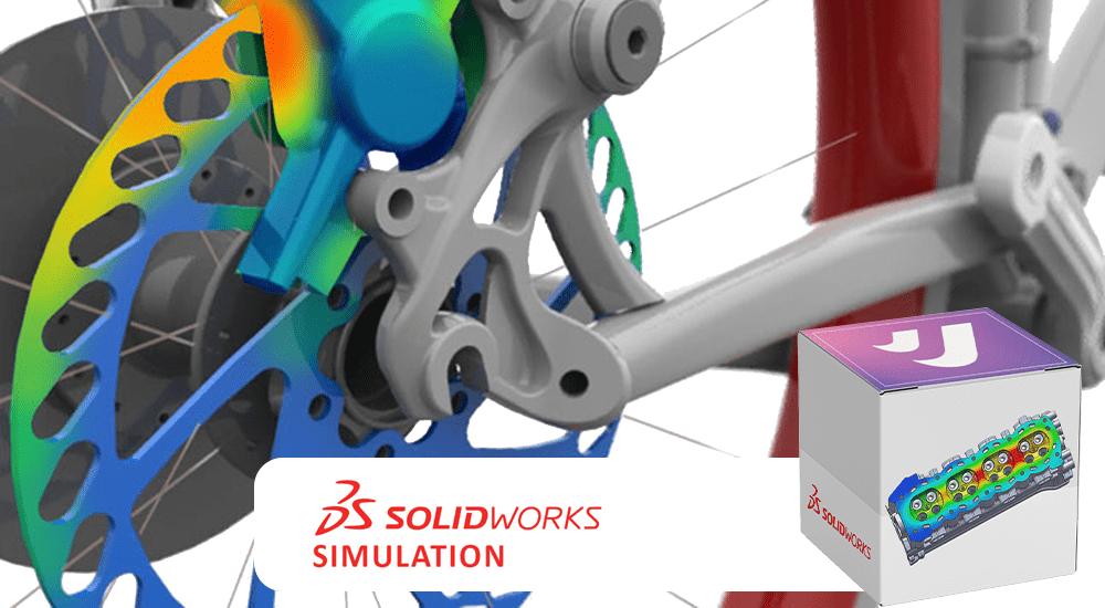 SOLIDWORKS Simulation promo - bike rotation