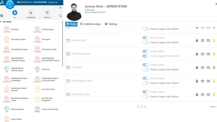 dashboard 3dexperience jeremy